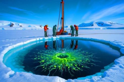 کشف حیات پنهان زیر یخ های قطب شمال